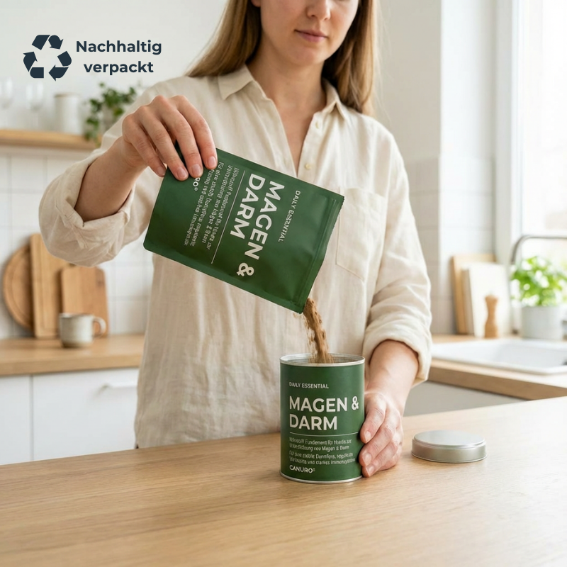 CANURO Magen & Darm Nachfüllbeutel einfüllen